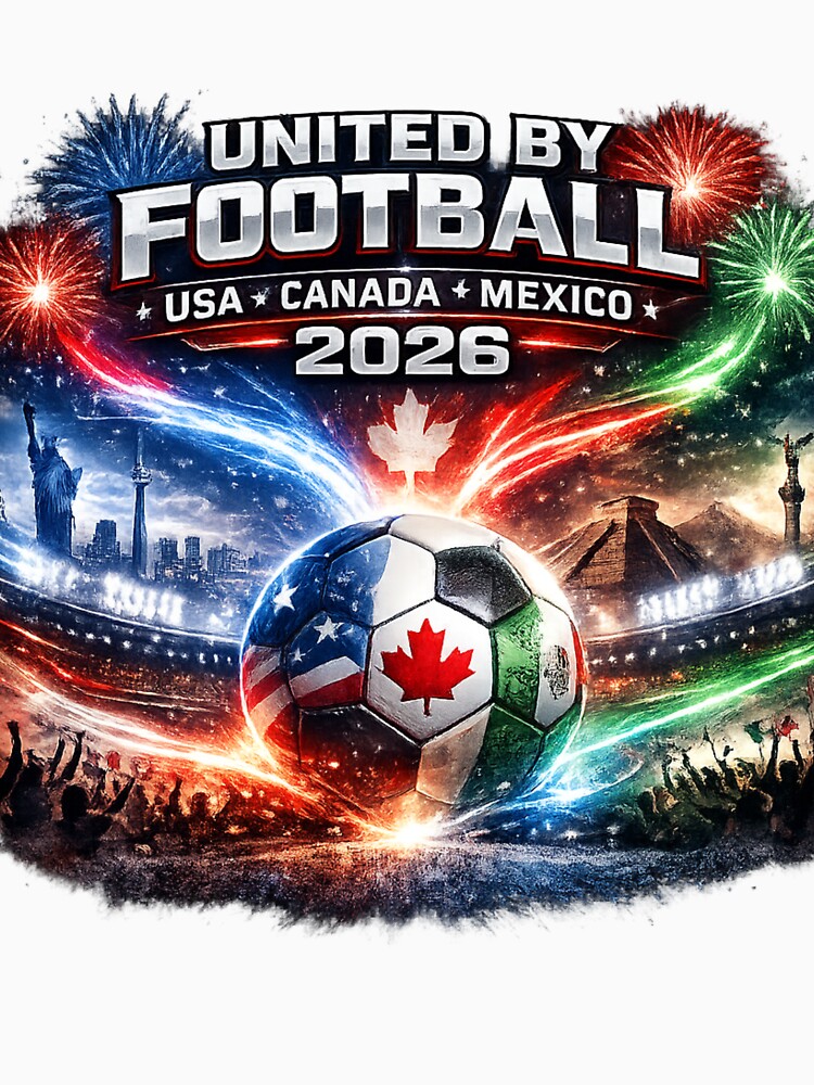 USA Football Nation 2026 | American Soccer Fan Stadium Design | USA World Cup 2026 Supporter Graphic by Winetastic-Art