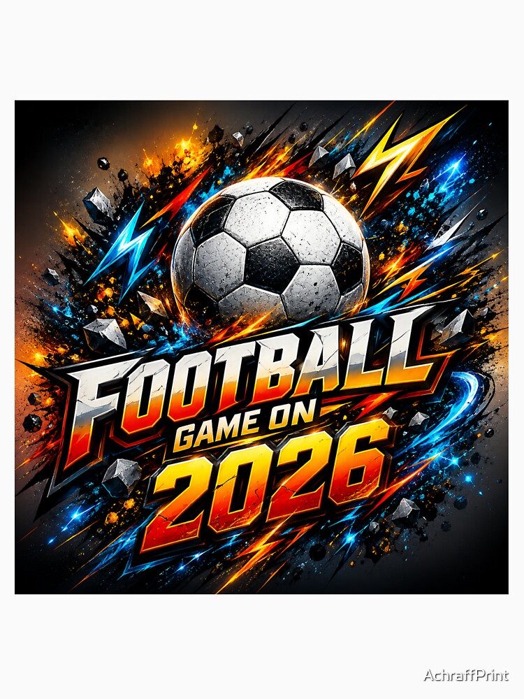 Game On Football 2026 Explosive Streetwear by AchraffPrint