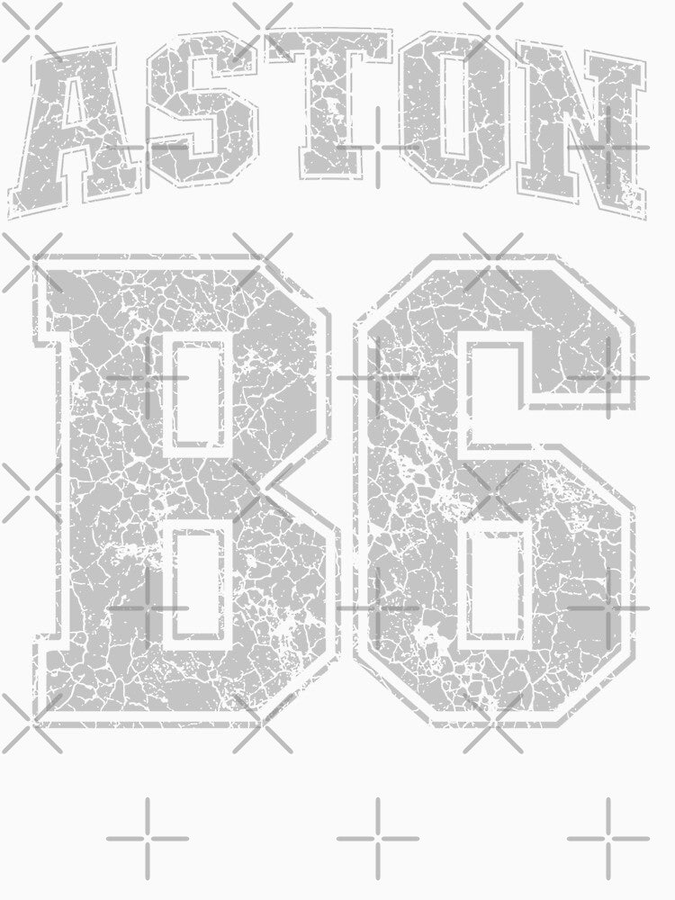 Aston Birmingham B6 Postcode New York Style Retro College Logo by ScienceNStuff