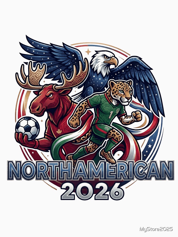 North American Soccer Nations 2026 - Trio Spirit Art by MyStore2025
