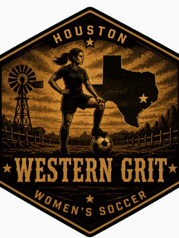 Houston Western Grit – Women’s Soccer Vintage Badge by PINK FREE