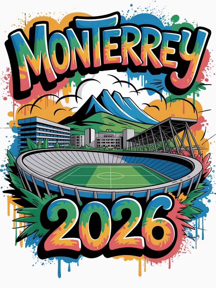 Monterrey 2026 Cerro de la Silla Mountain T-Shirt V4 by DarylWelsh2024
