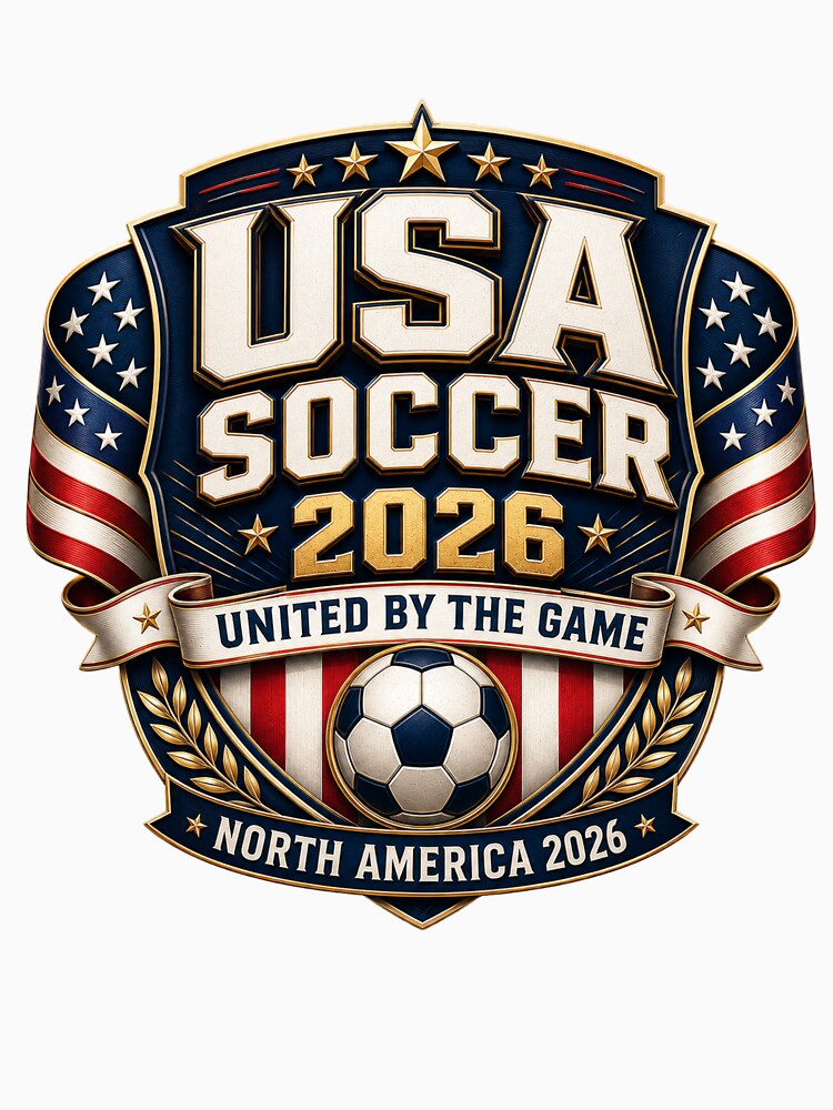 USA Soccer 2026 United By The Game Shirt, North America Football Fan T-Shirt, Hoodie, Sticker & Magnet by Eclipse 3699