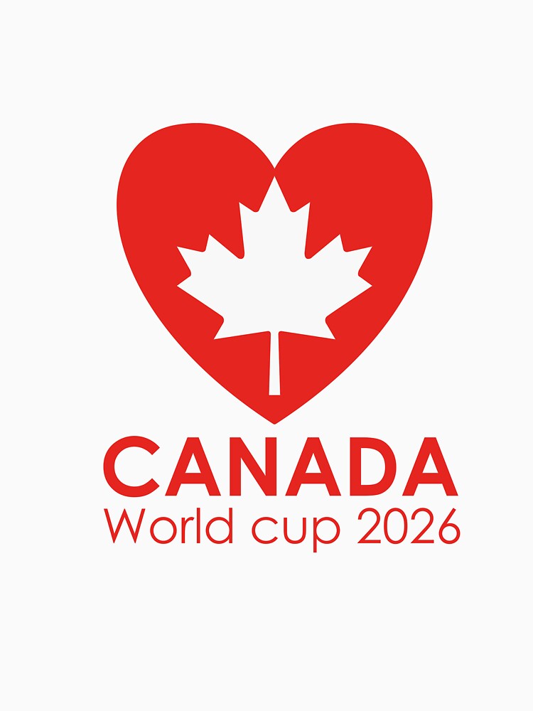 Canada World Cup 2026 Maple Leaf Heart Sticker by topprinting