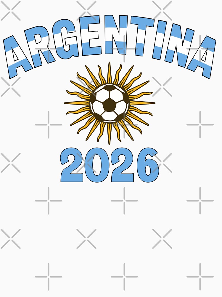 Soccer Cup 2026 Shirts for Men and Women Argentina fan by Colorfulman