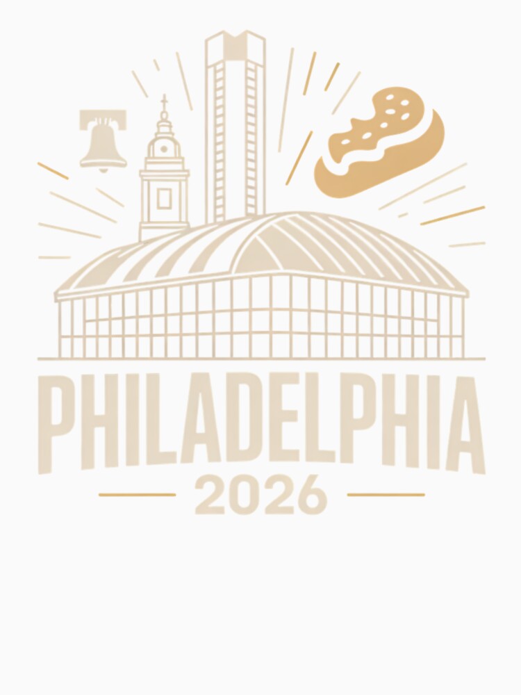 Philadelphia 2026 Liberty Bell Stadium Cheesesteak T-Shirt V4 by DarylWelsh2024