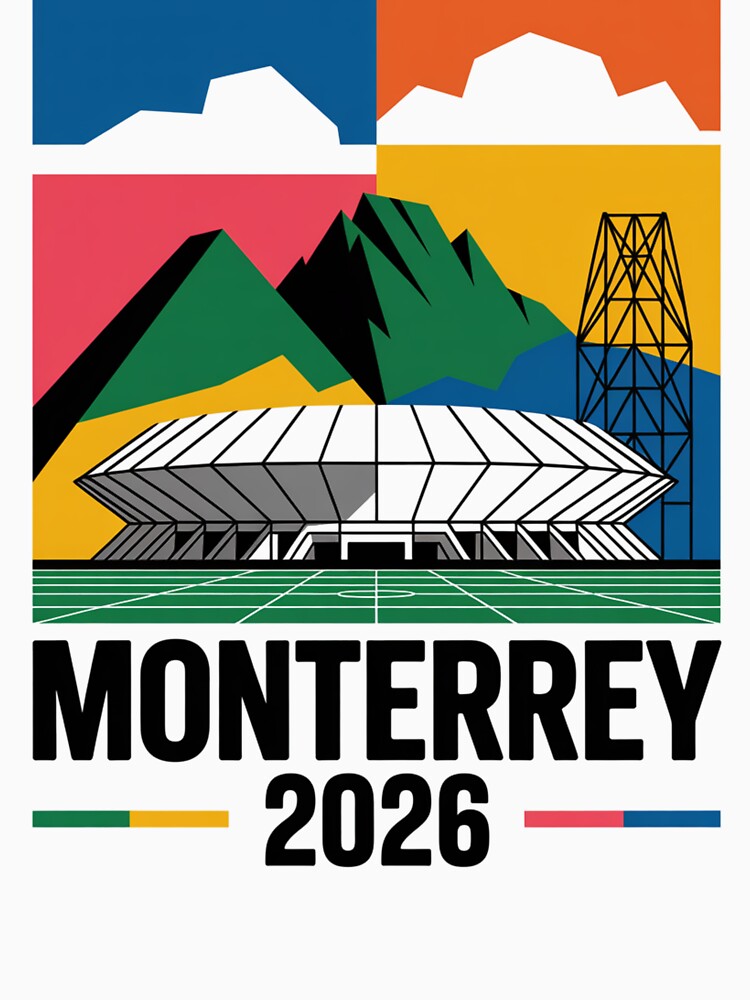 Monterrey 2026 Cerro de la Silla Mountain T-Shirt V1 by DarylWelsh2024