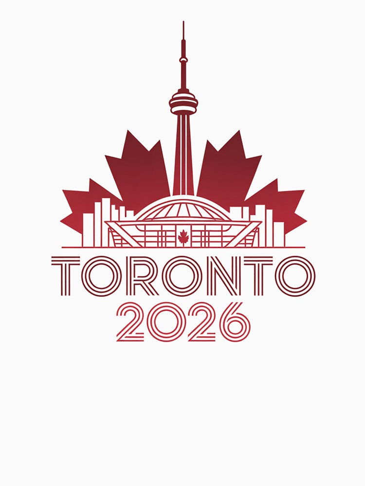 Toronto 2026 CN Tower Stadium Skyline T-Shirt V5 by DarylWelsh2024