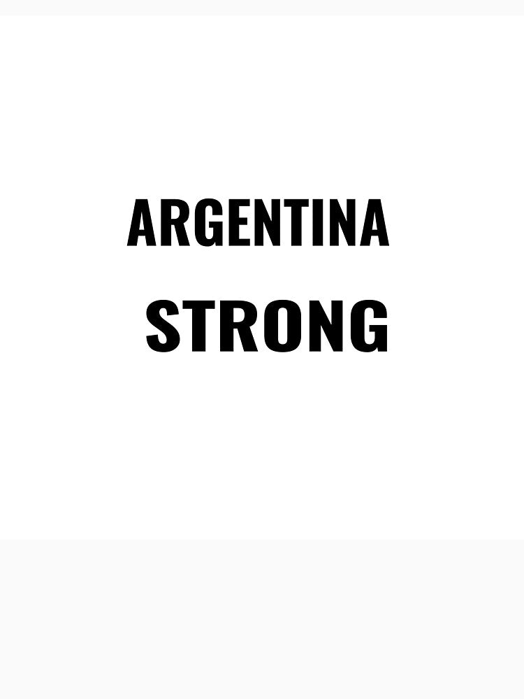 ARGENTINA STRONG – Albiceleste Fan Tee | Uncle Jichuan by Uncle-Jichuan