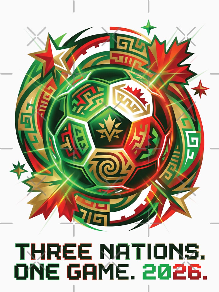 Three Nations One Game 2026 – Global Soccer Unity Design by KAYJAY DESIGNS