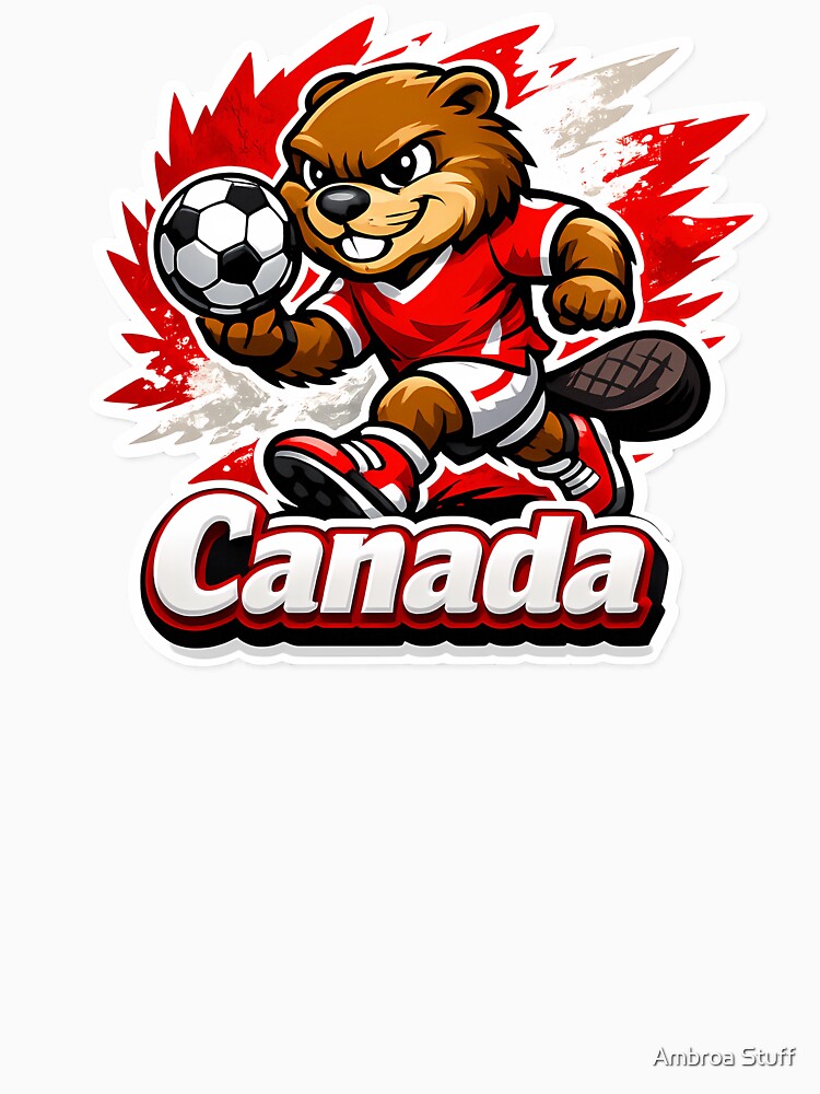 Canada National Soccer Beaver Team by Ambroa Stuff