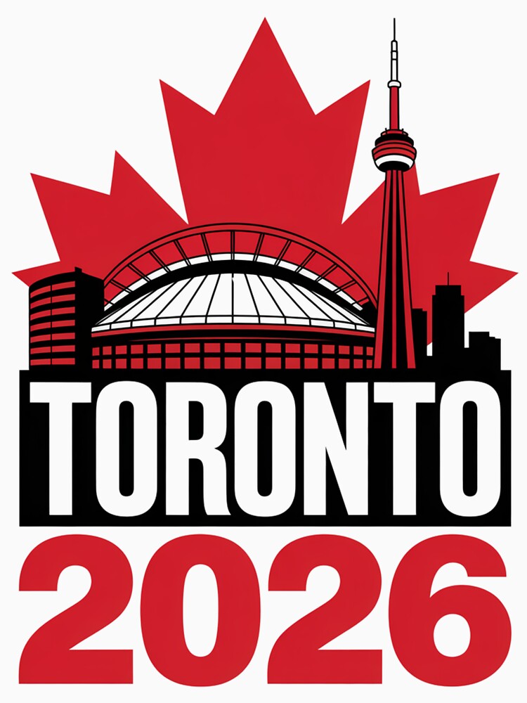 Toronto 2026 CN Tower Stadium Skyline T-Shirt V10 by DarylWelsh2024