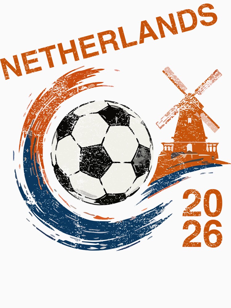 Netherlands Football Fan Shirt 2026 Dutch Flag Supporter Tee International Tournament Fan Gift by LessIsLoud
