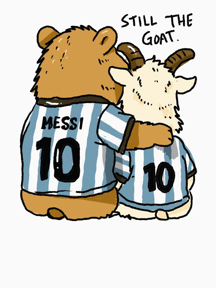 Awkward Animal Hat Club – Still The GOAT | Capybara Hug Messi Goat Last Dance by chupichapa