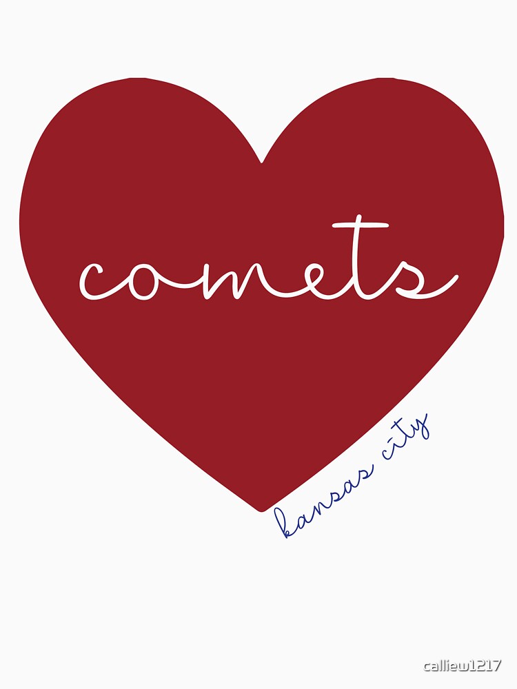 Comets in Red Heart by calliew1217