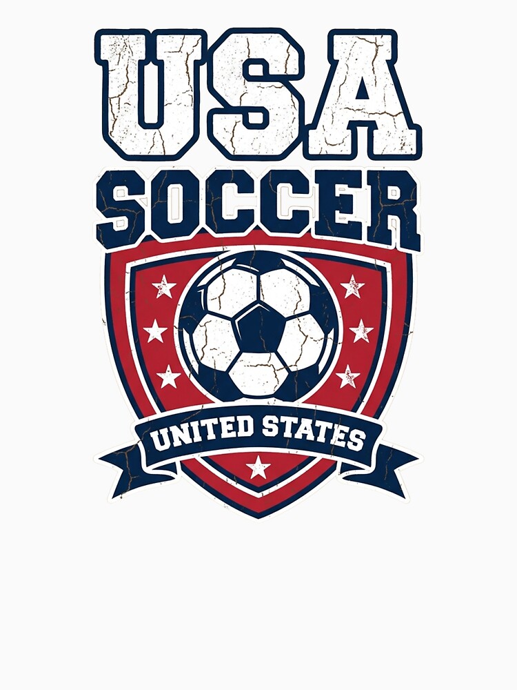 USA Soccer United States Vintage Badge by PlushFutura