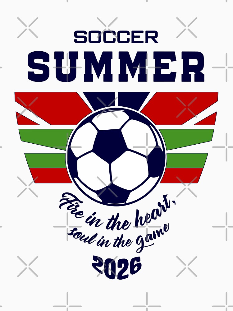 Soccer Summer 2026: Football Soul & Fire in the Heart by MalisoStickers