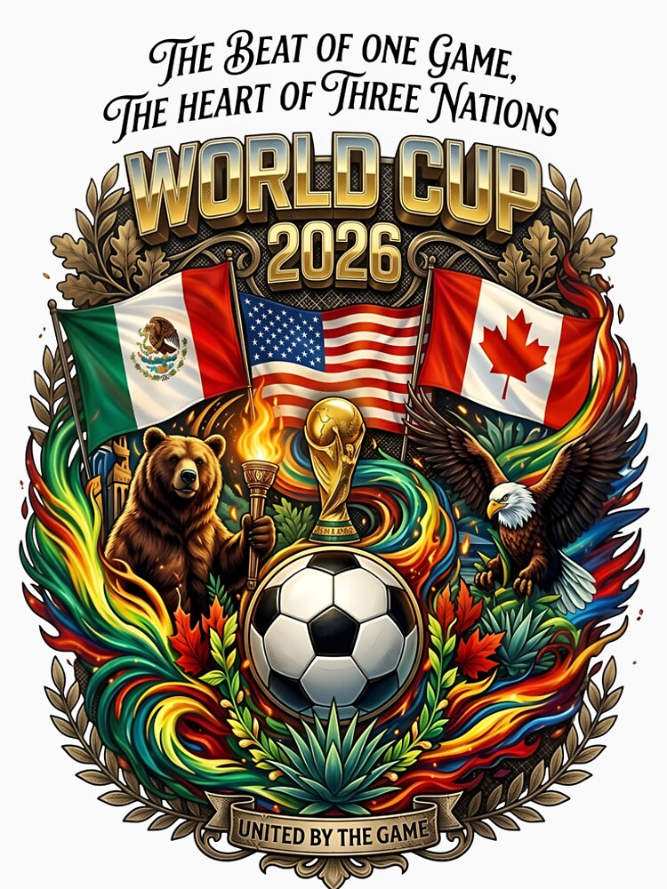 2026 World Cup Soccer North American Spirit by Sovereign Supply Co.