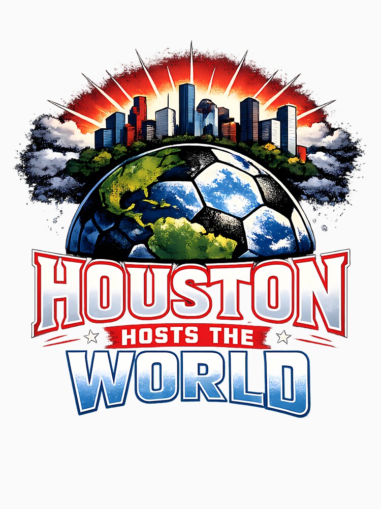 Houston Hosts the World Soccer Shirt – Global Game Houston Tee by MJGalanex