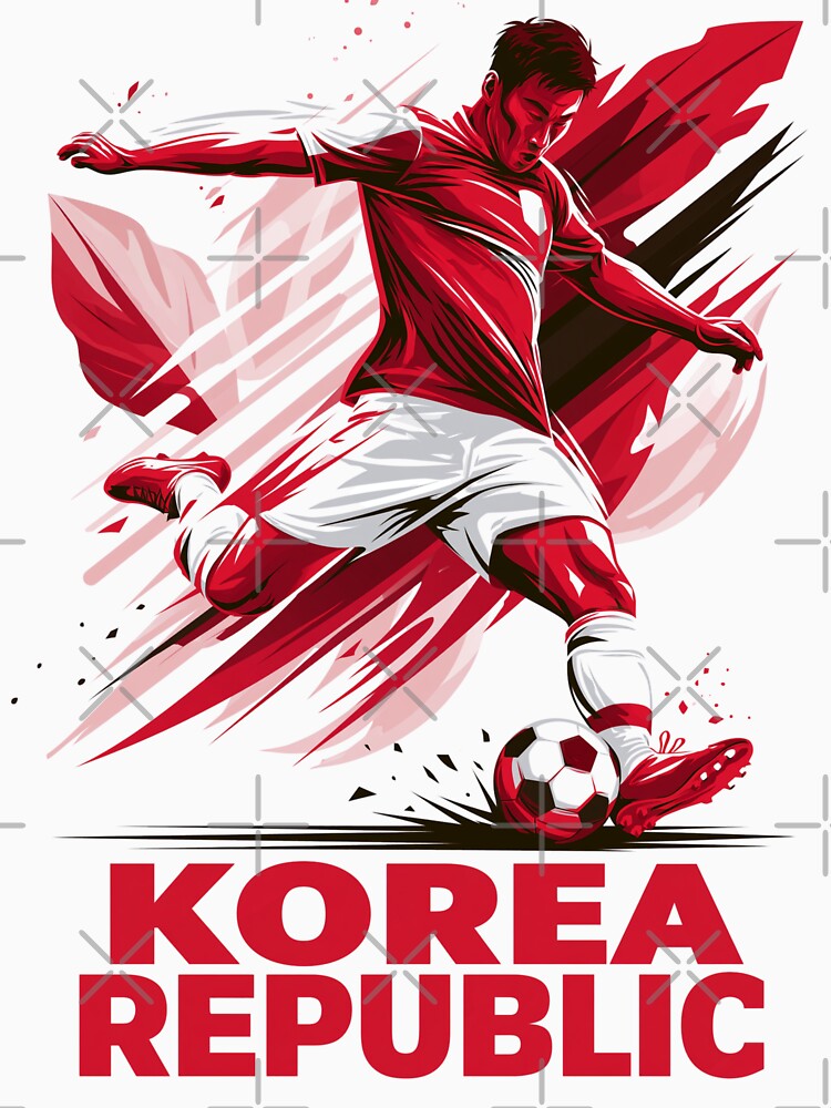 Korea Republic Soccer by StudioRedKoala