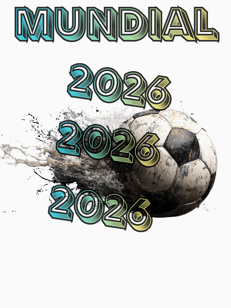 Mundial 2026_ T-Shirts and gifts for football, soccer fans by SEASTAR2711