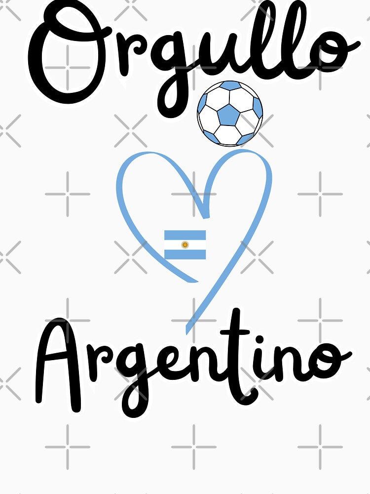 Proud Argentina soccer fan football design by Tienda-Vane