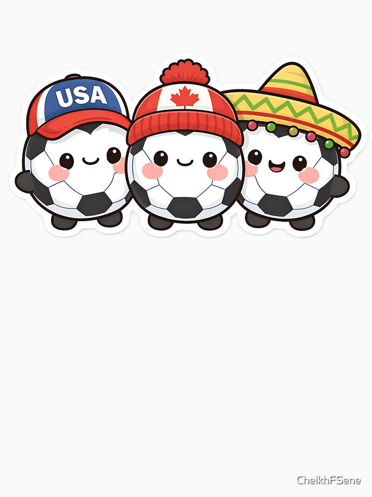 USA Canada Mexico Soccer Friends - 2026 World Cup by Velustro Shop