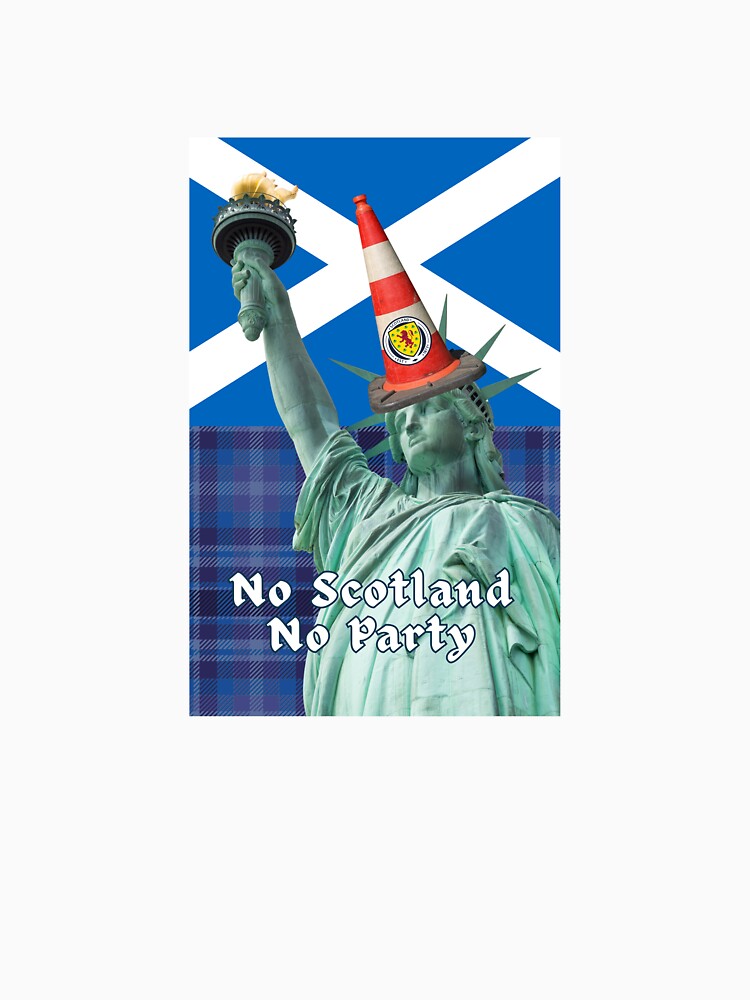 Titan Takeover Soccer No Scotland No Party Statue of Liberty Traffic Cone by No Scotland No Party - Titan Takeover