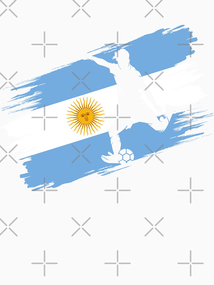 Argentina Flag Football Soccer Fan Jersey by xtocky