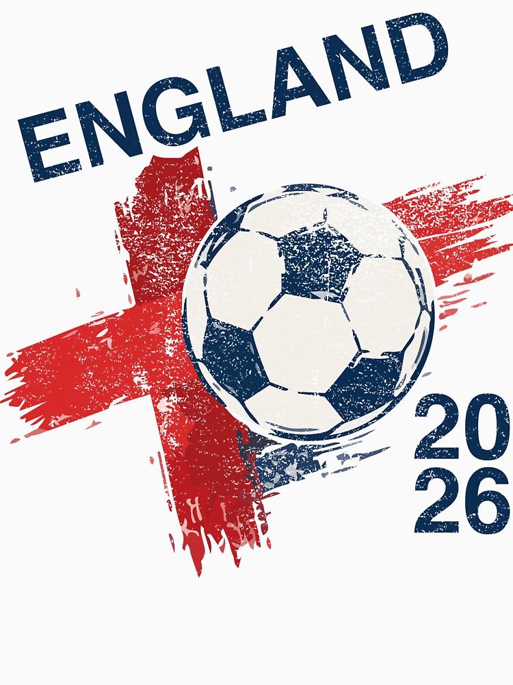 England Football Fan Shirt 2026 English Flag Supporter Tee International Tournament Fan Gift by LessIsLoud