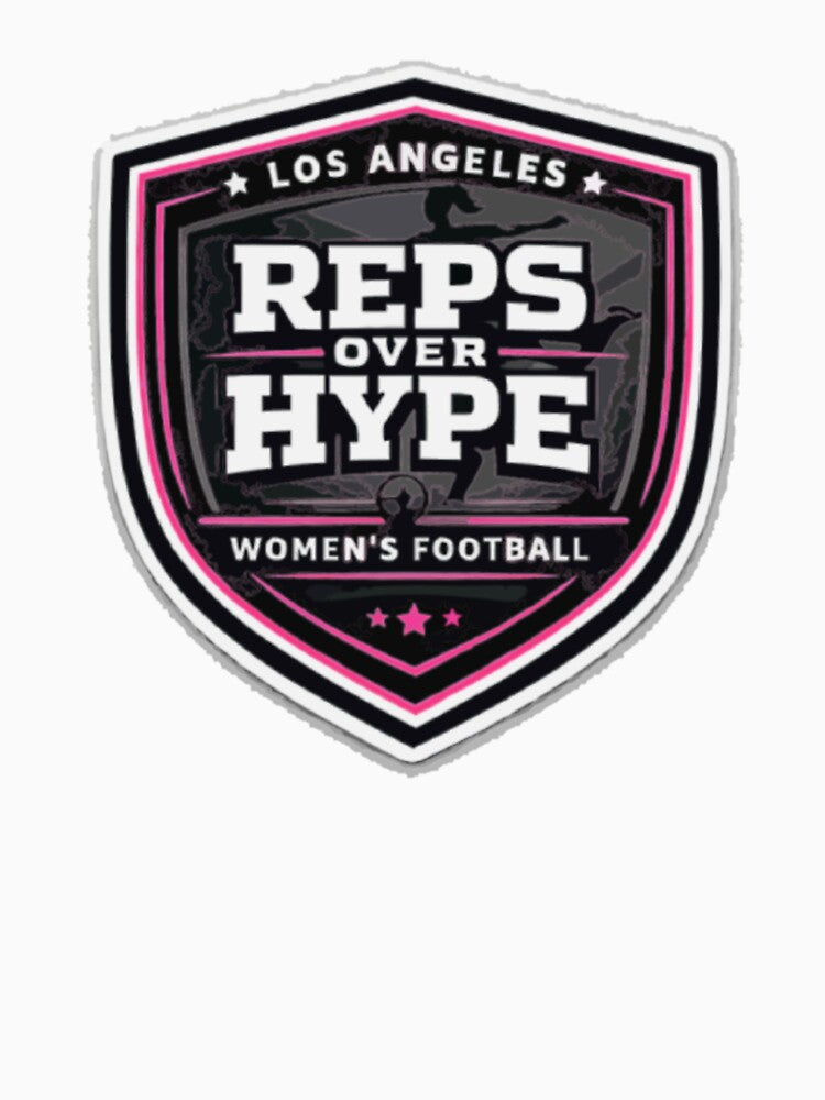 Los Angeles Women’s Football – Reps Over Hype Badge by PINK FREE