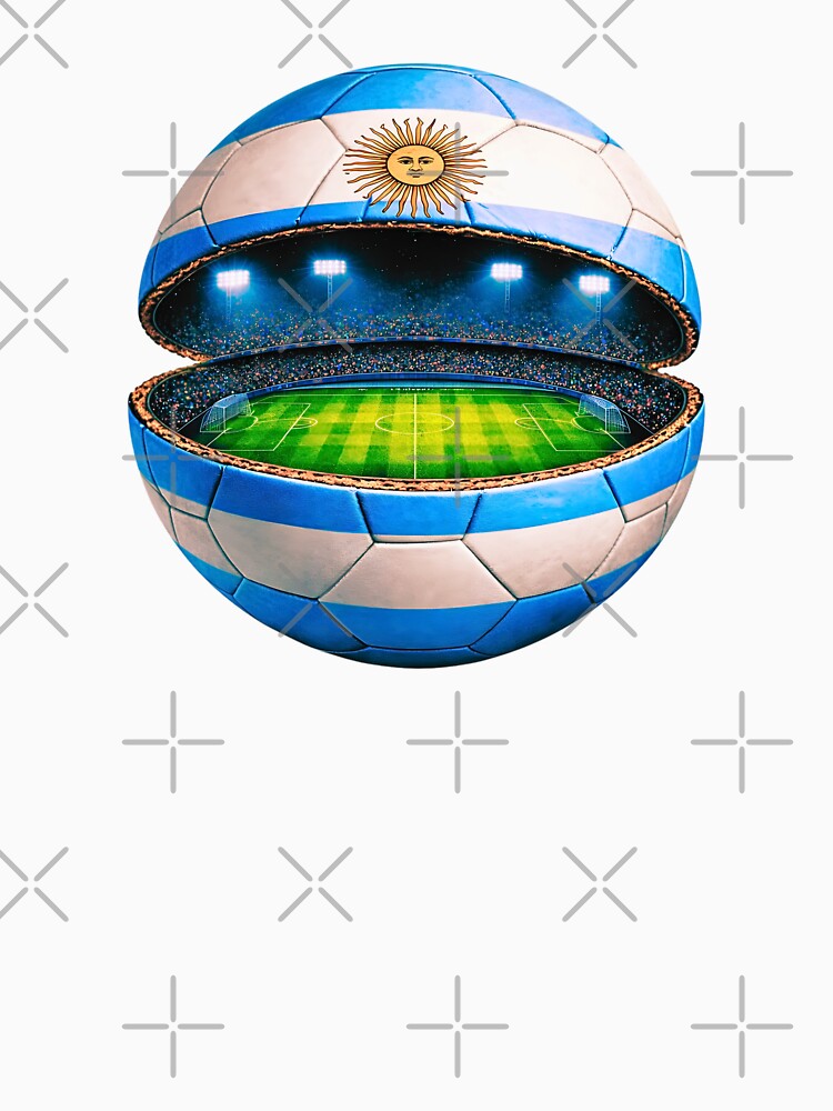 Argentina Soccer Stadium Ball Design by FunToTheFullest