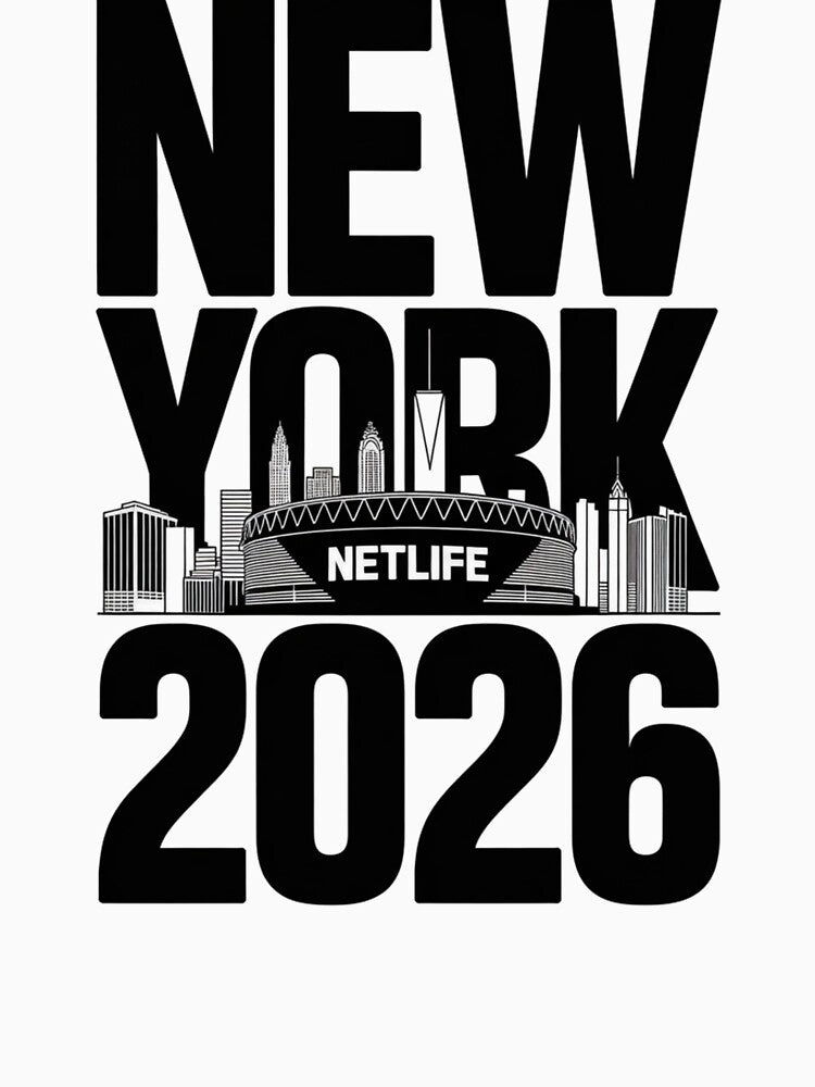 New York 2026 MetLife Stadium Skyline T-Shirt V3 by DarylWelsh2024