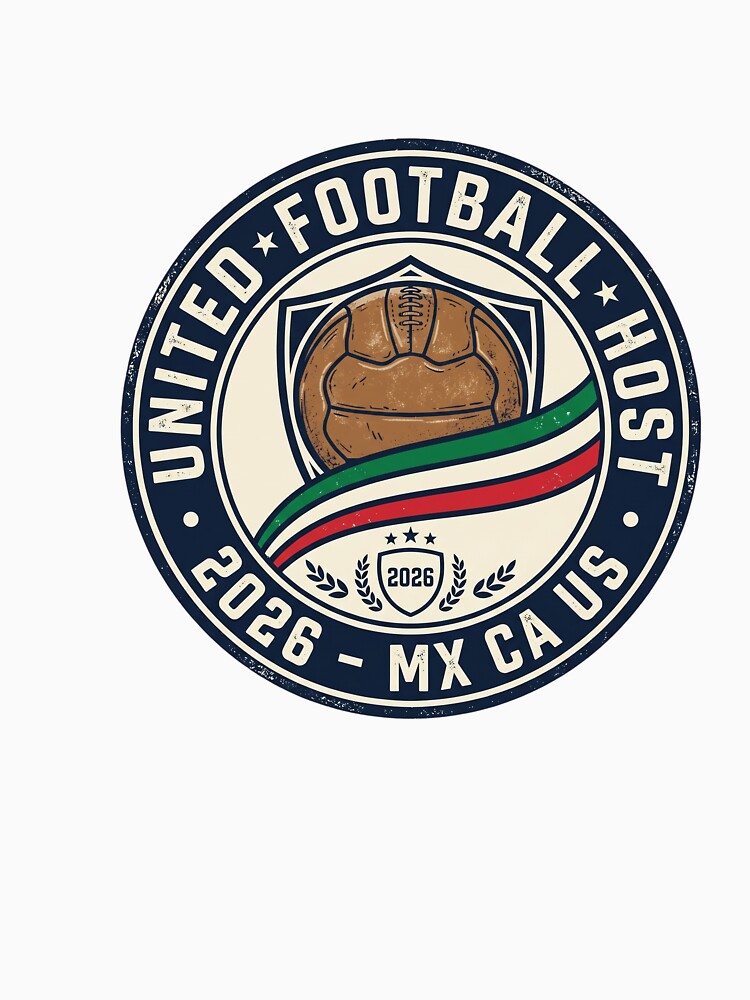 United Football Host 2026 Retro Crest Soccer Fan by PictoVibe