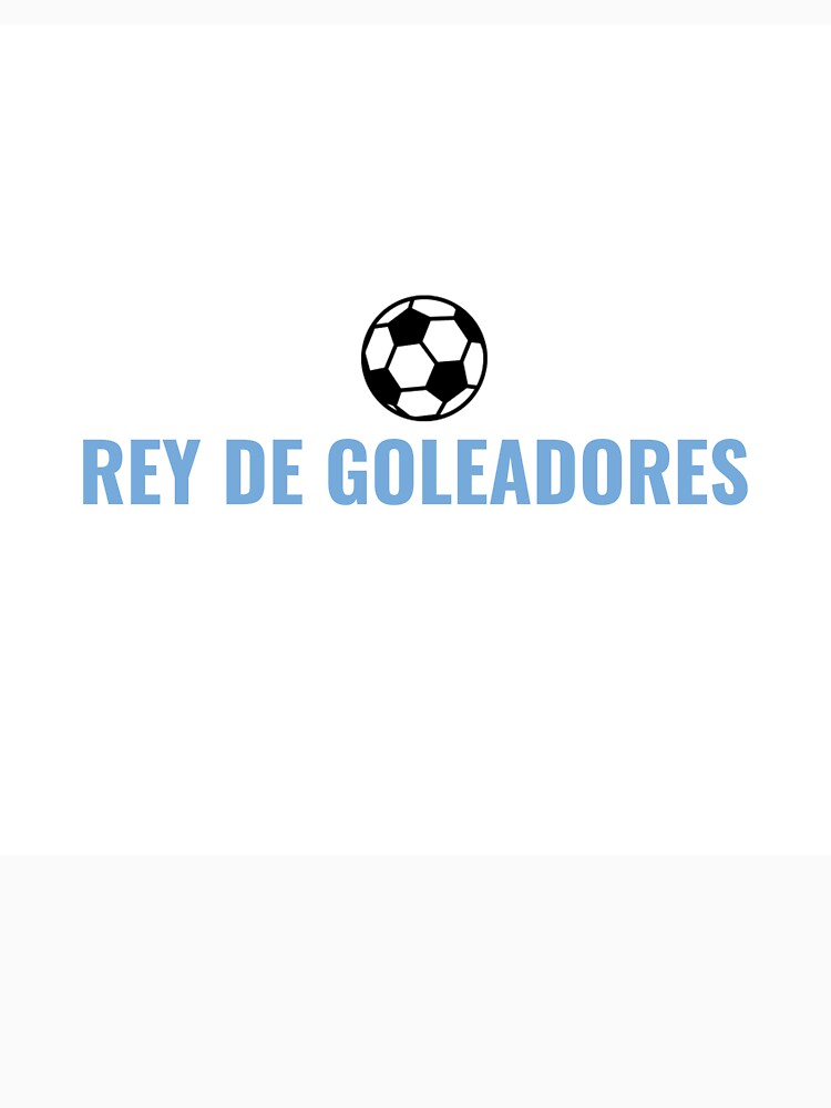 REY DE GOLEADORES – Argentina Soccer Tee with Football Icon | Uncle Jichuan by Uncle-Jichuan