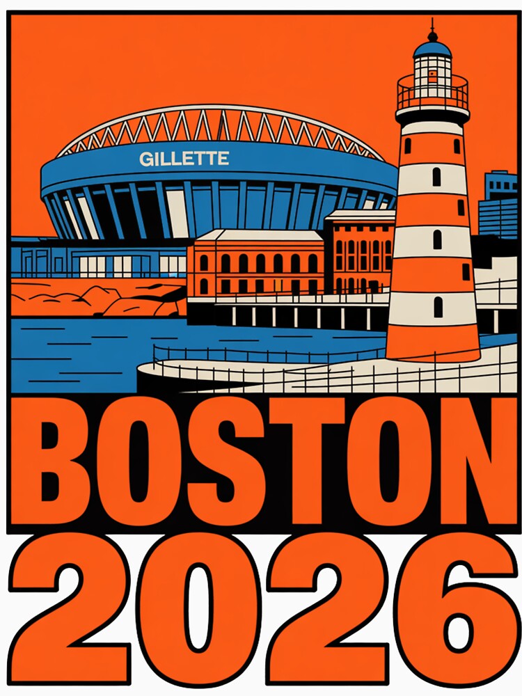 Boston 2026 New England Soccer Souvenir T-Shirt V23 by DarylWelsh2024