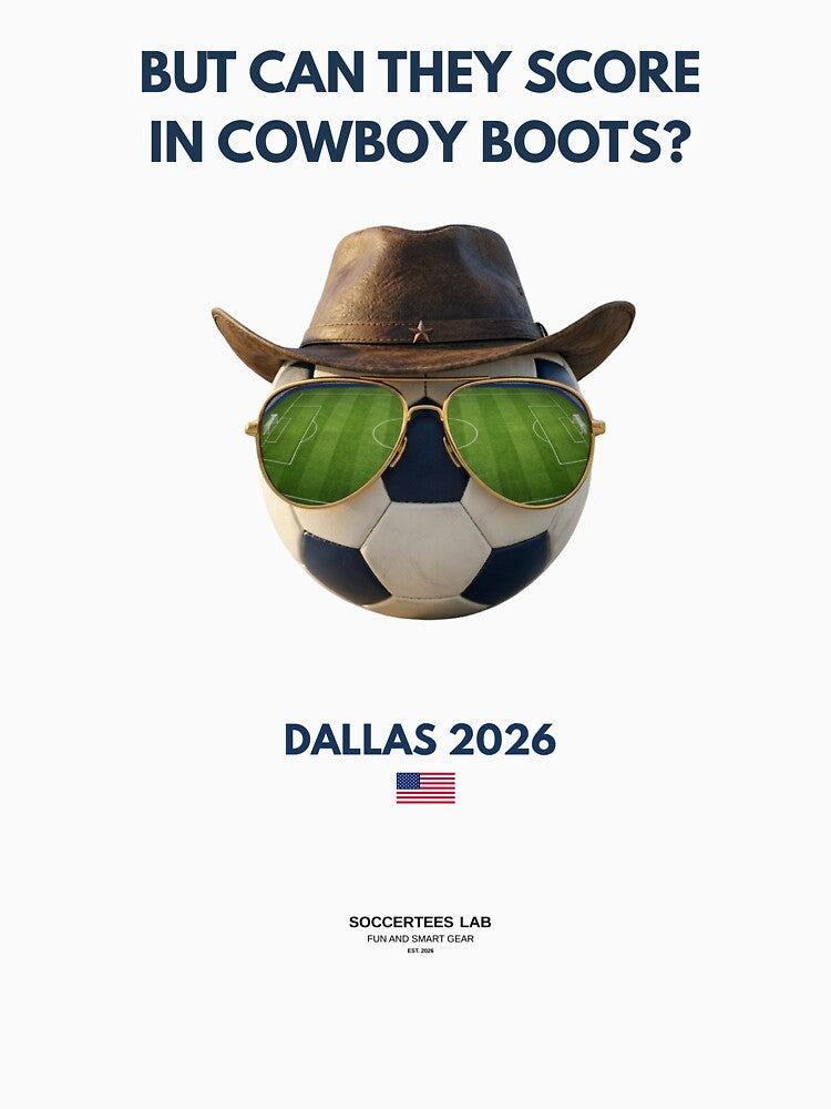 WC26 Hosting City: Dallas | Fun and Smart Soccer Fan Gear by Soccertees Lab