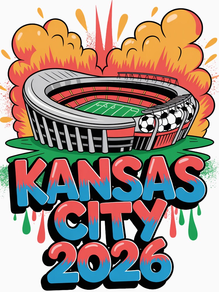 Kansas City 2026 Arrowhead Stadium Football T-Shirt V7 by DarylWelsh2024