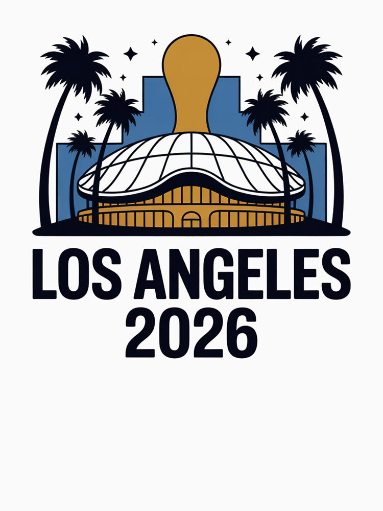 Los Angeles 2026 Palm Tree Sunset T-Shirt V13 by DarylWelsh2024