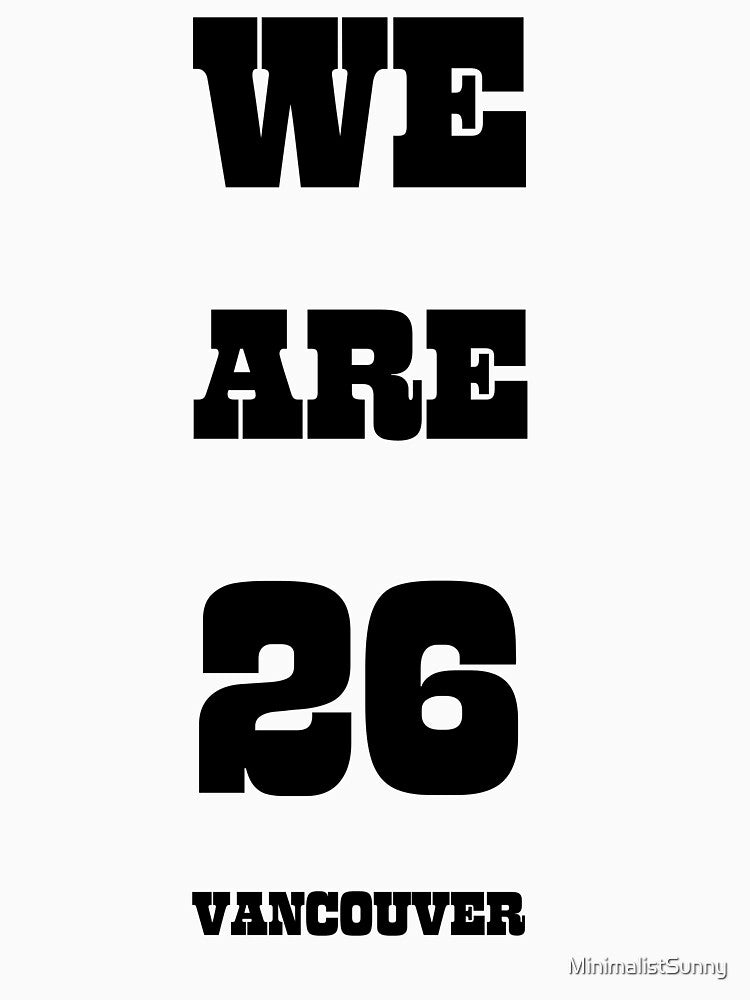 We Are 26 Vancouver, Fan Art 2026, Soccer World event, Canada by MinimalistSunny