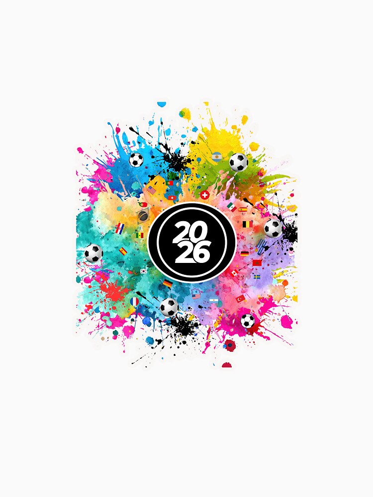 2026 Soccer Tournament Watercolor Splash by KAWAII STUDIO NB