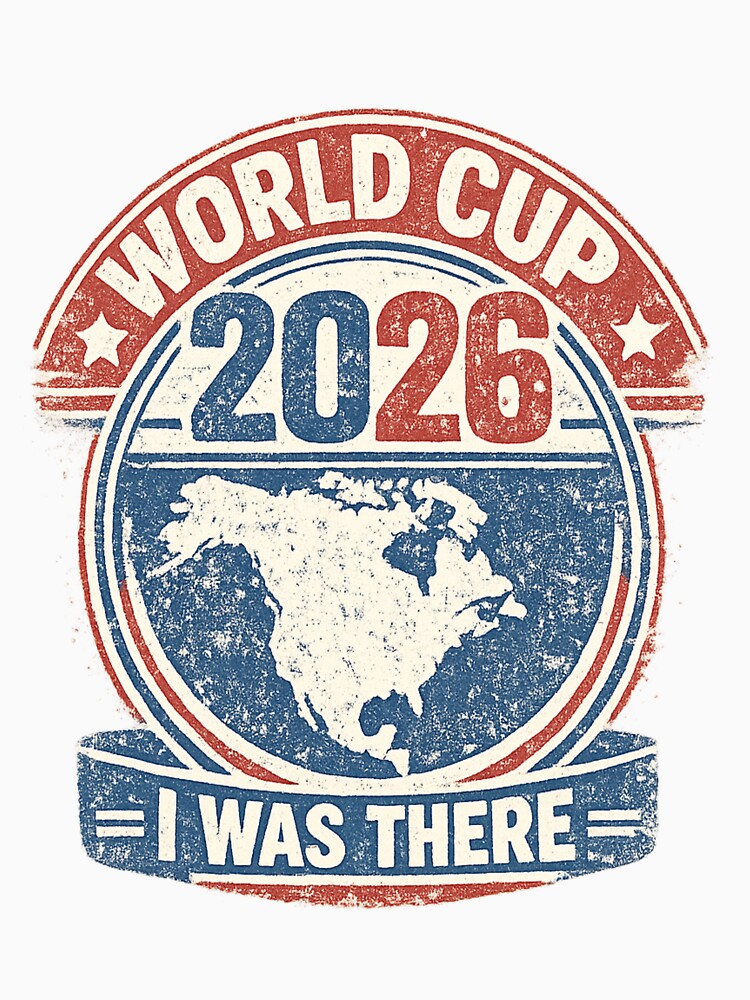 World Cup 2026 I Was There Vintage Stamp T-Shirt by ArthUpscale