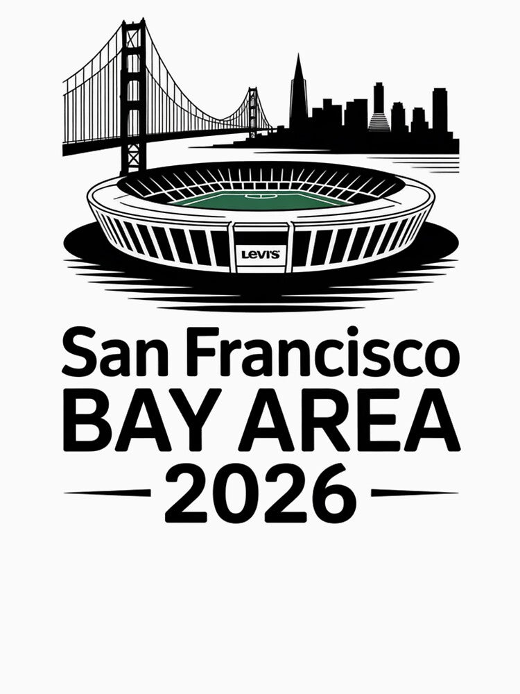 San Francisco Bay Area Golden Gate Stadium T-Shirt V16 by DarylWelsh2024