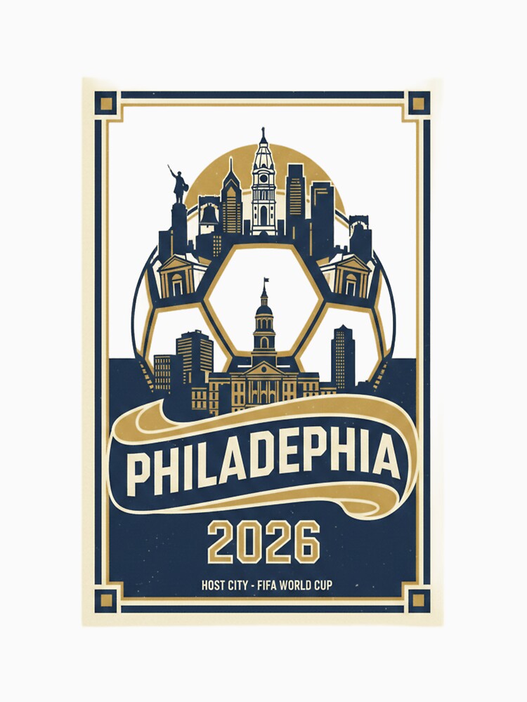 Philadelphia 2026 – Vintage Soccer Host City Tee by ArthUpscale