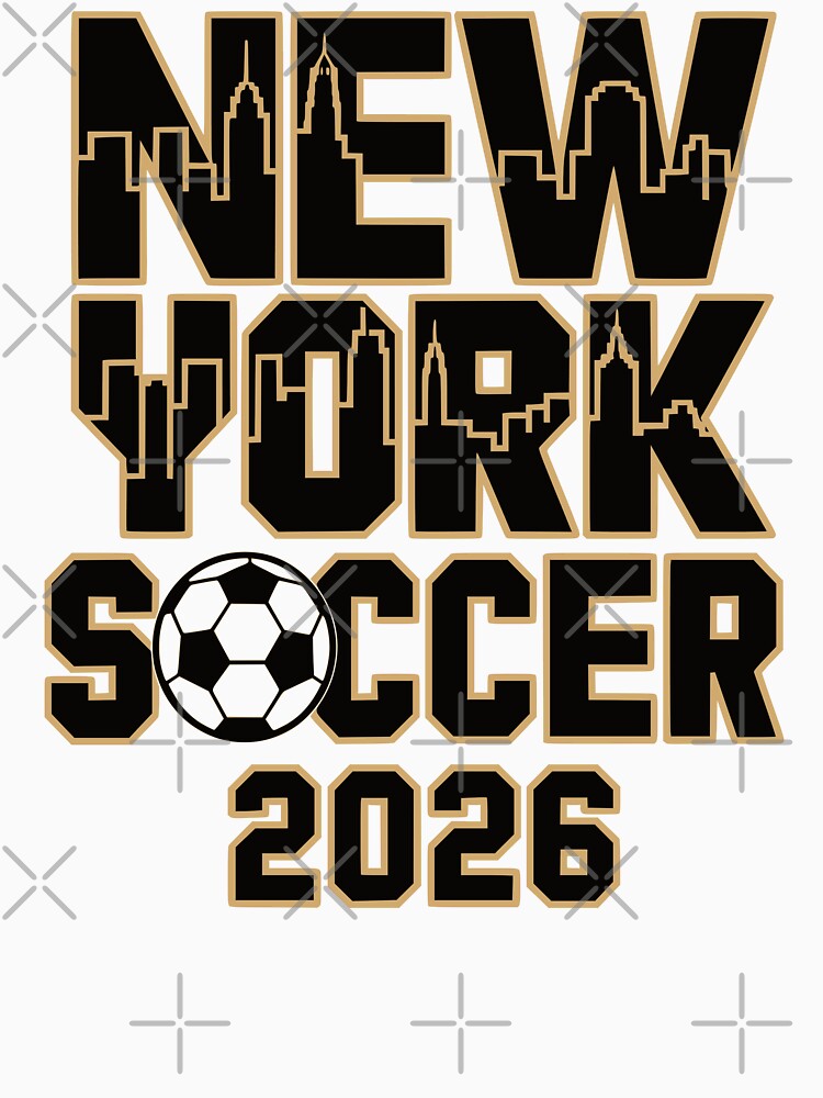 New York Soccer 2026 Skyline Silhouette by MavtM