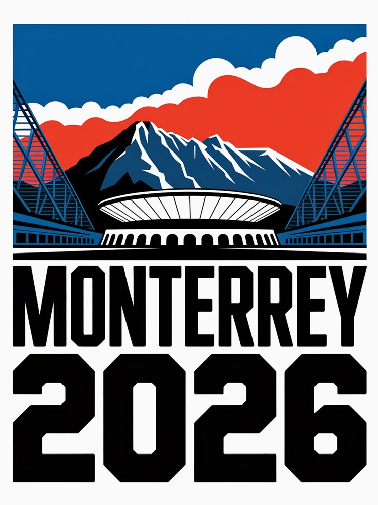 Monterrey 2026 Cerro de la Silla Mountain T-Shirt V19 by DarylWelsh2024