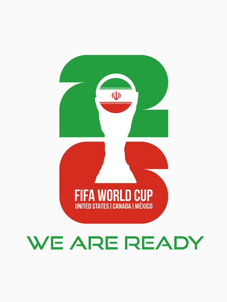 Iran World Cup 2026 We Are Ready Trophy Sticker by topprinting