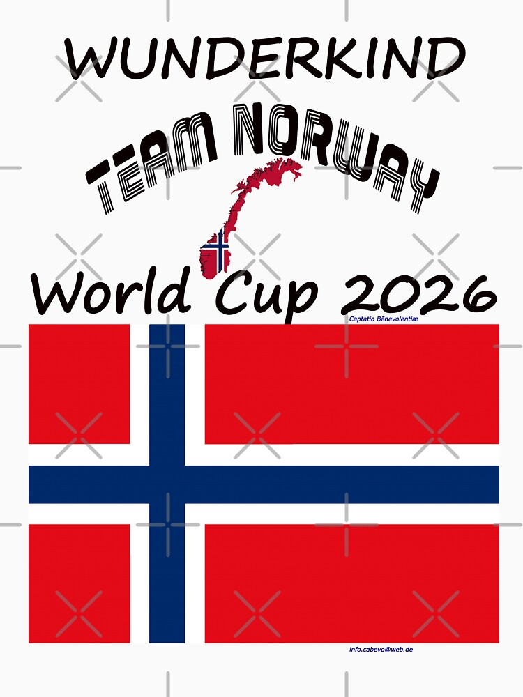 Norway Fan T‑Shirt world Soccer Cup 2026 NOR outfit by cabevo