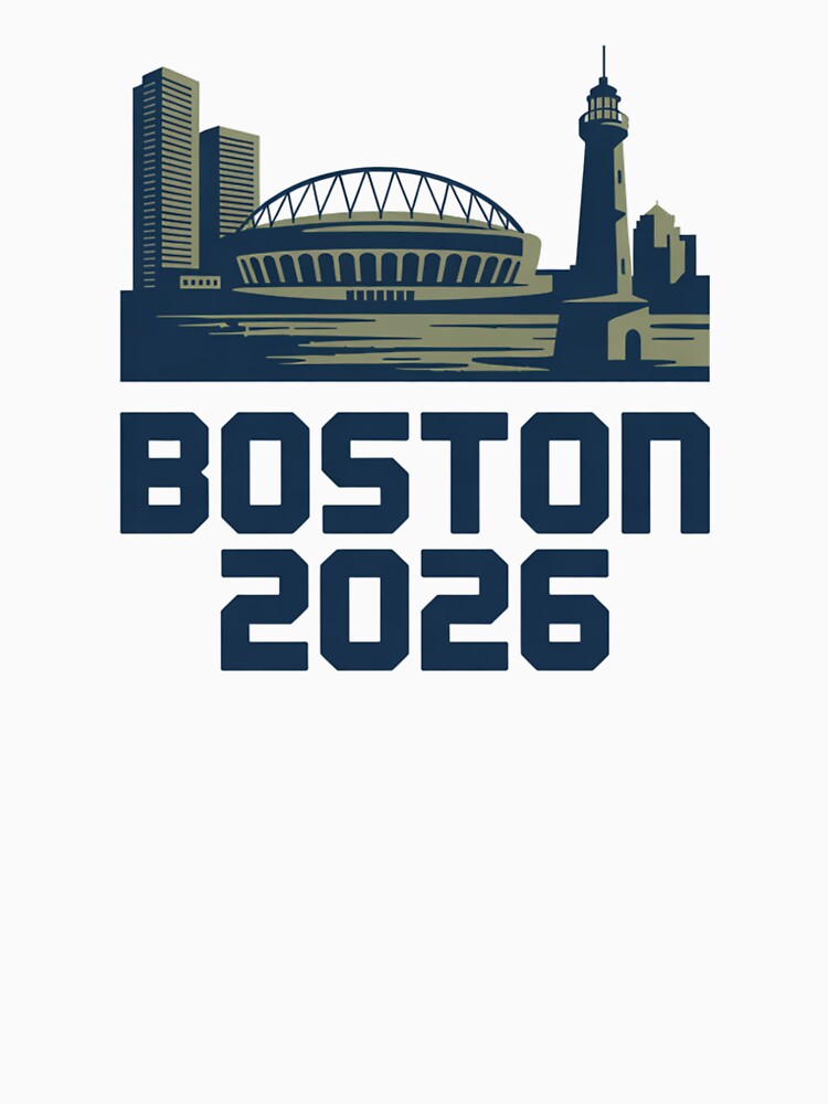 Boston 2026 New England Soccer Souvenir T-Shirt V13 by DarylWelsh2024