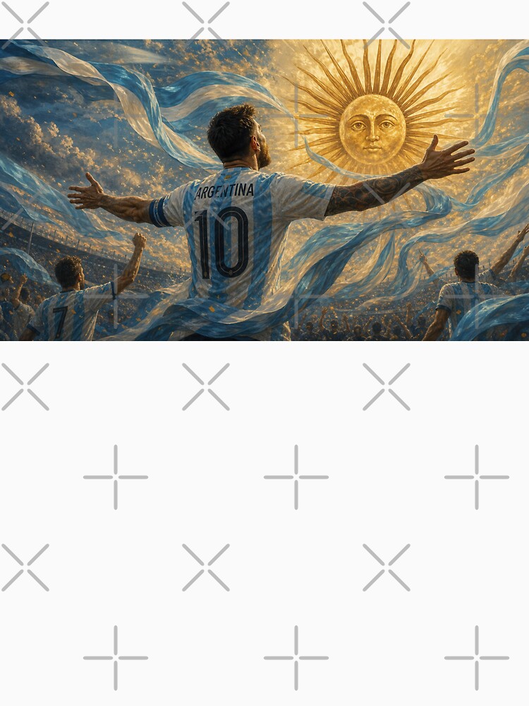 Argentina Soccer Art Print | 2026 Tournament Fine Art by BrickByDream